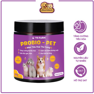 Men tiêu hóa dành cho thú cưng probio-pet, men tăng cường hấp thu và cải thiện chức năng tiêu hóa cho chó mèo