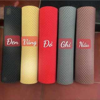 Thảm lót sàn ô tô cao su xe 4 -5 chỗ các hãng, kích thước 0.6mx3m