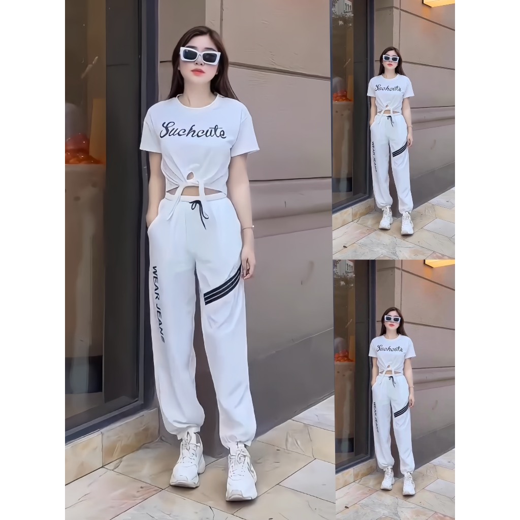 bộ thể thao nữ,tập zumba,gym,yoga,aerobic (QUẦN WEAR+ÁO SUCHUTE)