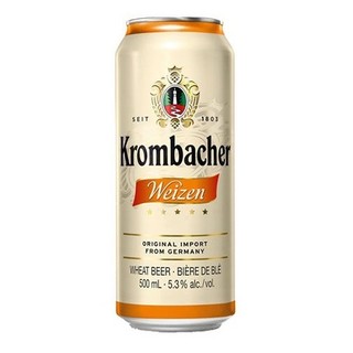 Bia krombacher weizen 5.3% - nhập khẩu đức - 1 lon 500ml