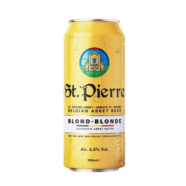 Bia St. Pierre Blonde 6.5% - nhập khẩu Bỉ - 1 lon 500ml