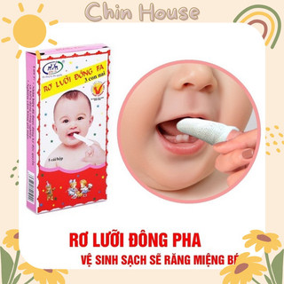 Combo 10 hộp , gạc rơ lưỡi đông fa vệ sinh răng miệng cho bé sơ sinh