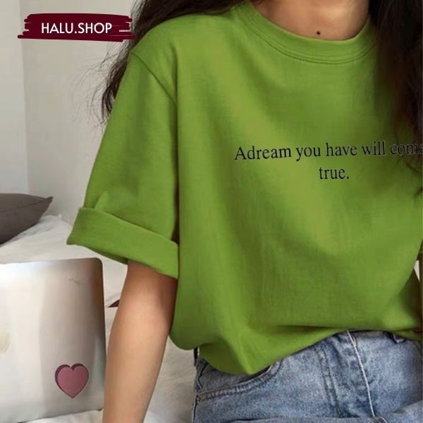 Áo Thun Cotton Khô 3158 Form Rộng Nam Nữ Unisex Adream