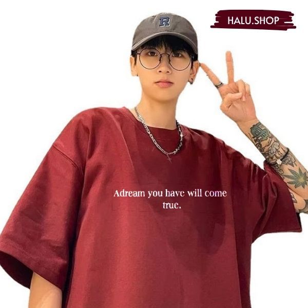 Áo Thun Cotton Khô 3158 Form Rộng Nam Nữ Unisex Adream