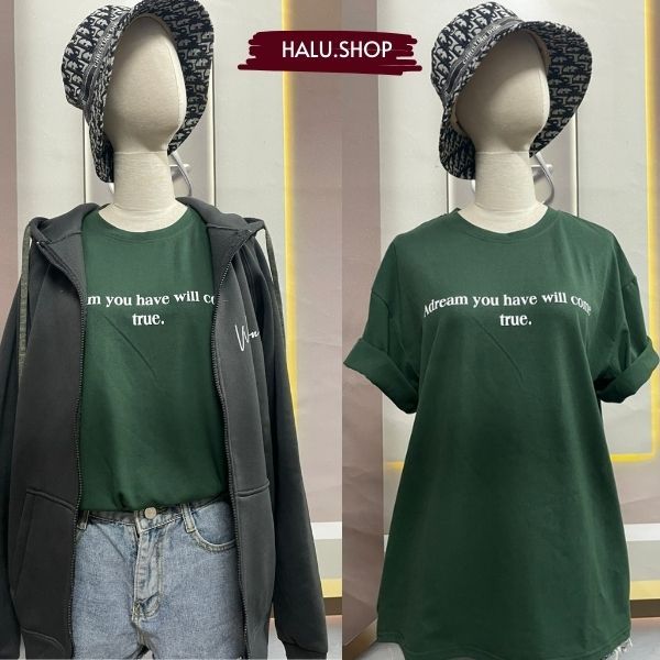 Áo Thun Cotton Khô 3158 Form Rộng Nam Nữ Unisex Adream