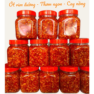Ớt rim đường, sa tế ớt siêu cay, thơm ngon, đặc biệt - hủ 200g