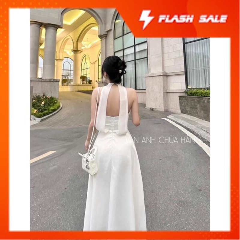 Đầm trắng Ashley size S