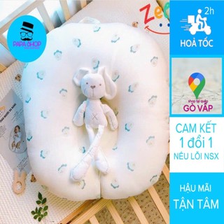 Gối chống trào ngược cho bé muslin cao cấp- Gối chống tràn ,chống sặc khi cho bé nằm bú - Thương hiệu ZeLoo