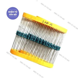 Điện trở 1/4W 1% (20 chiếc) 0.47R-100K (XỊN)