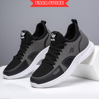 Giày thể thao nam mới 2024, giày đi bộ vải lưới thoáng khí, đế mềm chống trơn trượt FASA STORE