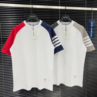 Áo thun nam nữ, áo phông thom 4 vạch vải cotton 100% cao cấp