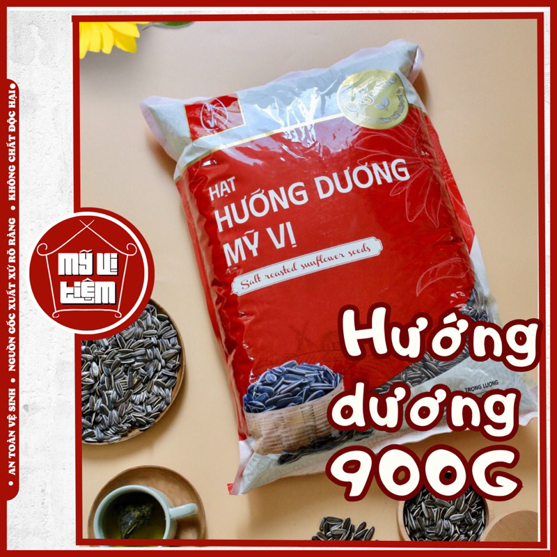 Hướng Dương Nguyên Vị 900gr - Hướng Dương Mỹ Vị Rang Muối Đặc Biệt