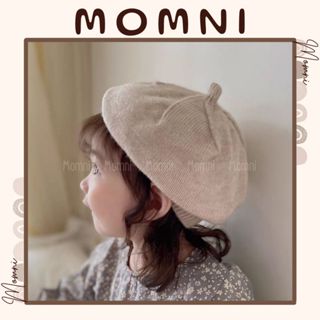Mũ nồi beret nón len dễ thương cho bé dệt kim phong cách Hàn Quốc MOMNI003