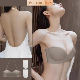 Áo Lót Áo Ngực Không Dây Nữ VISECRET BRA Áo Đa Năng Chống Tuột Tạo Khe Có Gọng Mút Mỏng Tặng Kèm Miếng Dán-- 220819