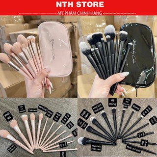  Bộ Cọ Celin 12 Cây Missie By Lông Thú Kèm Bao Da Màu Hồng,Đen  Chính Hãng  