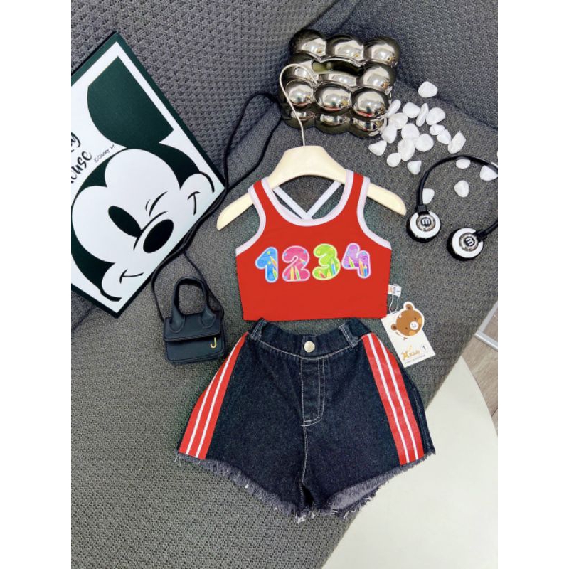 8 đến 28kg.set bộ cho bé gái.set ao +quần.or chân váy cho bé gái.đi chơi đi học.hình thật trải sản ak