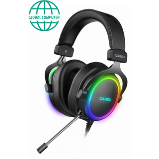 Tai nghe dareu eh925 black red rgb