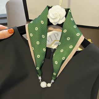 Khăn choàng cổ lụa Đính Ngoc, Thắt nơ cổ Áo sơ mi, Thắt nơ tay đa năng KH01