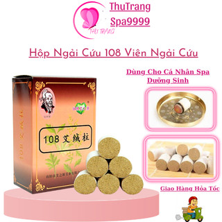 Hộp ngải cứu 108 điếu dùng đốt cho | thanh lăn ngải máy xông ngải