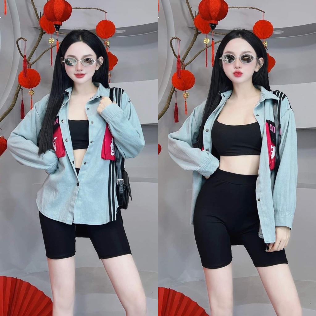 ÁO SƠ MI JEANS (KÈM VIDEO HÌNH THẬT)