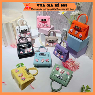 Túi xách silicon mini nữ gắn sticker đeo chéo đẹp thời trang dễ thương cute giá rẻ cho mẹ và bé DC496