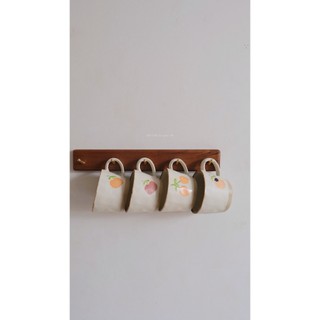 Ly / cốc gốm sứ - trái cây