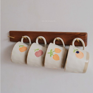 Ly / cốc gốm sứ - trái cây