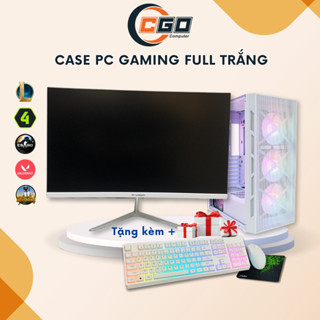 Bộ Máy Tính Case PC Trắng Core i5/i7 Gen4 Ram 8/16Gb SSD 256Gb Làm Việc Văn Phòng, Chiến Game - CGO
