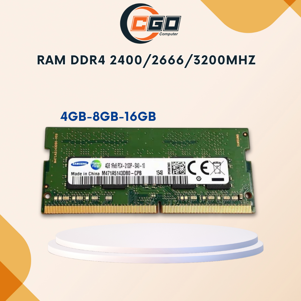 Ram Máy Tính PC, Laptop 4GB/8GB/16GB DDR3, DDR4 Chính Hãng Kingston Samsung - Bảo Hành 12 Tháng