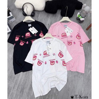 [Rẻ Vô Địch] Áo phông nữ chất Cotton Khô 3158 form rộng giấu quần - 6 Mặt Gấu Losto
