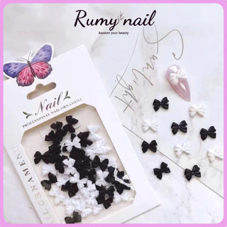 Charm nail, set charm nơ mix nhiều màu