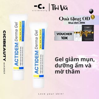 Gel giảm mụn, dưỡng ẩm da ACTIDEM Derma Gel 15g - Thi Vũ