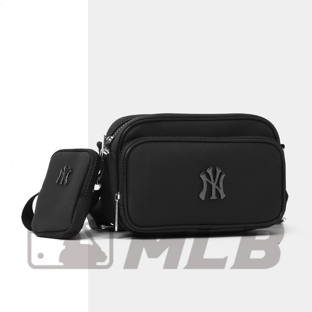 Túi đeo chéo mlb hàng xuất dư cao cấp , Túi bao tử nam chính hãng full hộp có túi nhỏ đi kèm_SHOP MIKE TX10