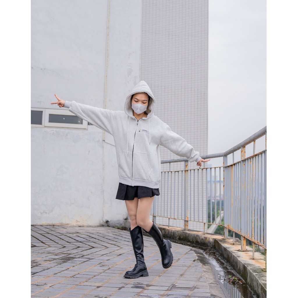 Áo Hoodie Zip Amee Minions , Áo Khoác Nỉ Form Rộng Unisex Nam Nữ Mặc Đẹp | BigBuy360 - bigbuy360.vn