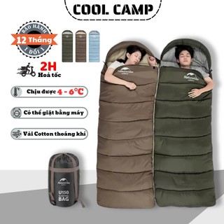 Túi Ngủ Naturehike Chính Hãng Cao Cấp Có Mũ Trùm Đầu, Túi Ngủ Văn Phòng Gọn Nhẹ Thoáng Khí, Vải Mịn