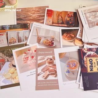 Set 15 tấm postcard, bưu thiếp, thiệp trang trí style aesthetic - Miao's Little Forest