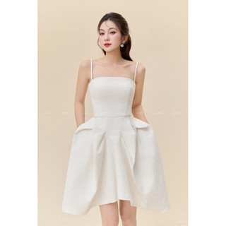 Váy ESTHER MINI DRESS with DRAPE DETAIL