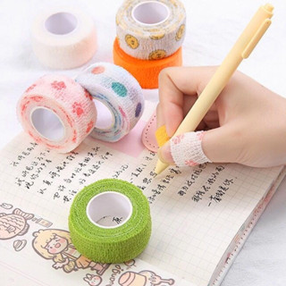  Combo 2 Cuộn băng dán quấn ngón tay Leng Keng văn phòng phẩm co giãn 4.5mx2.3cm họa tiết 