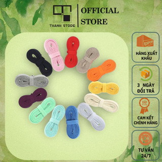 Dây giày thể thao dẹp nam nữ đa sắc màu shoelaces ZATO - hàng thời trang chính hãng - TS06