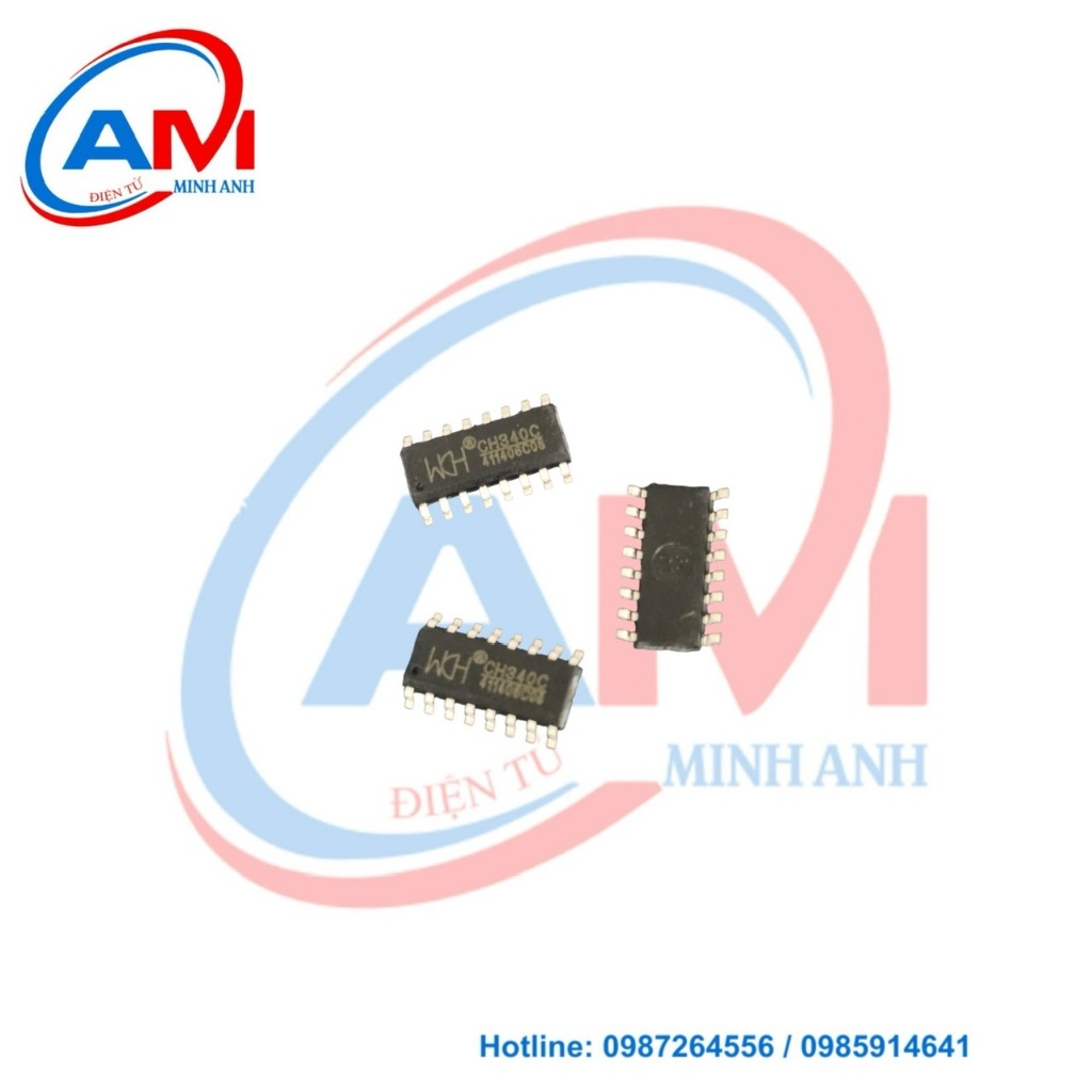 IC giao tiếp USB-UART CH340C