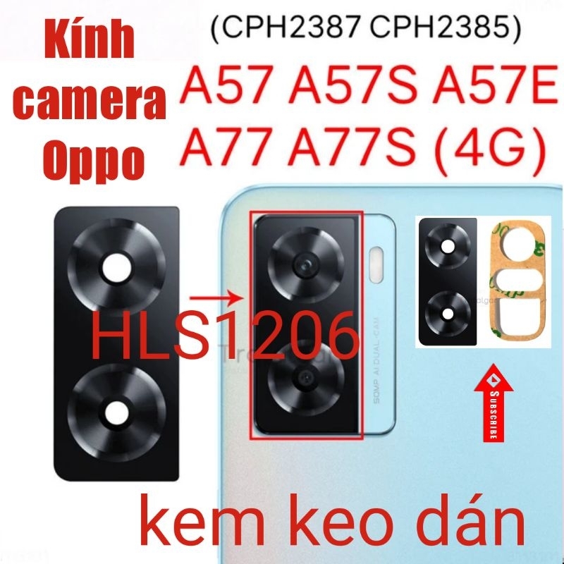 Kính Camera Oppo A57 A77