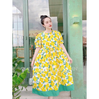 đầm hoa vàng
