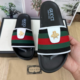 Dép lê da nam kẻ ( bắp ngang)