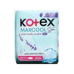 Combo 8 Gói Băng Vệ Sinh Kotex Maxcool spa đêm 28cm - HSD Luôn Mới