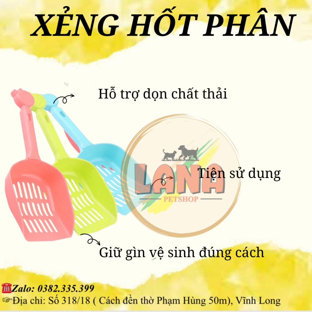 Xẻng cán mèo Hốtt Phân Cho Chó Mèo 💩