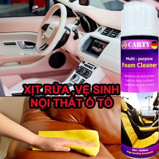 [COMBO 3 CHAI] Vệ sinh ghế Sofa da - Chai xịt vệ sinh nội thất ôtô - Làm Sạch Ghế Da, ghế nỉ - Tẩy Ghế Sofa Cleaner DSQ
