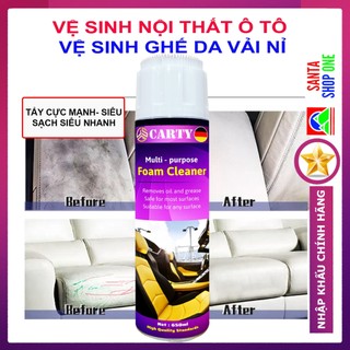 [DSQ]Vệ sinh nội thất ô tô - Làm sạch ghế Sofa - Tẩy ghế da, ghế Nỉ, Ghế Vải Foam Cleaner Chính Hãng DSQ nhập khẩu