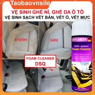 Chai xịt vệ sinh nội thất ôtô -vệ sinh ghế sofa da - làm sạch ghế da, ghế nỉ - tẩy ghế sofa cleaner dsq