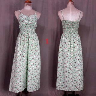 Đầm lụa 2 dây Hawai