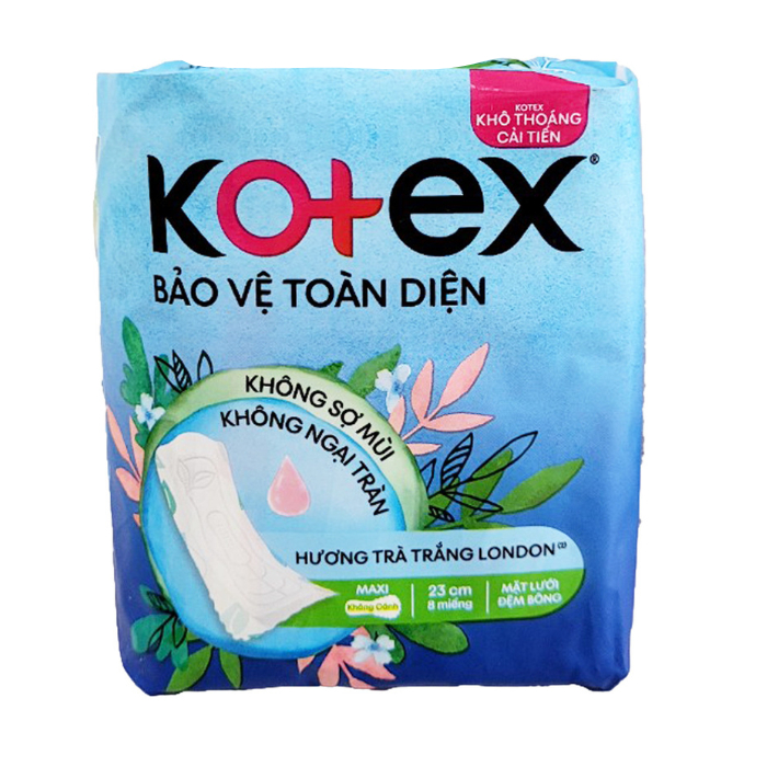 Băng vệ sinh Kotex Style Maxi dày không cánh 8 miếng
